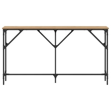 vidaXL Τραπέζι κονσόλας artisan δρυς 140x23x75cm 1 τεμ.