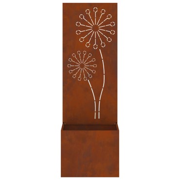 vidaXL Οθόνη Ιδιωτικότητας Κήπου Σκ rusty 50 x 32 x 150 εκ