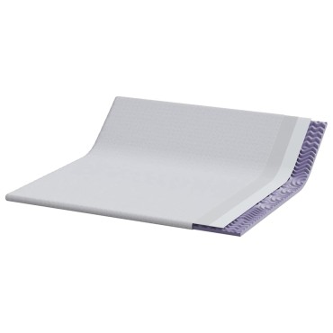 vidaXL Στρώμα επικάλυψης Λευκό 180 x 200 cm Υφασμα Jacquard