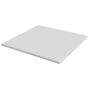 vidaXL Στρώμα επικάλυψης Λευκό 200 x 200 cm Υφασμα Jacquard