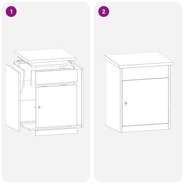 vidaXL Θυρίδα Πακέτων με αποθήκευση Σκ rusty 47,5 x 38 x 59 εκ.