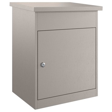 vidaXL Θυρίδα Πακέτων με αποθήκευση Σκ rusty 47,5 x 38 x 59 εκ.