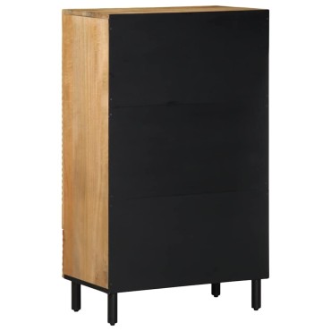 vidaXL Highboard καφέ 60x33x100cm μασίφ ξύλο Mango