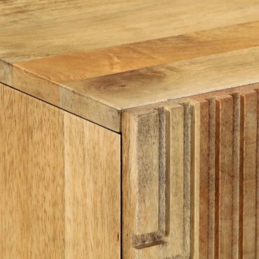 vidaXL Highboard καφέ 60x33x100cm μασίφ ξύλο Mango