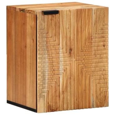 vidaXL Κρεμαστό Ντουλάπι Μπάνιου Καφέ 38x33x48 εκ 1 τεμ.