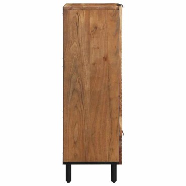 vidaXL Highboard με συρτάρι Καφέ 60 χ 33 χ Στερεό ξύλο μάνγκο 60x33x100cm