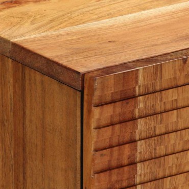 vidaXL Πλαϊνό γραφείο Καφέ 60x33,5x75cm Στερεό ξύλο μάνγκο