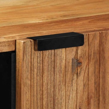 vidaXL Πλαϊνό γραφείο Καφέ 90x33,5x75cm Στερεό ξύλο μάνγκο