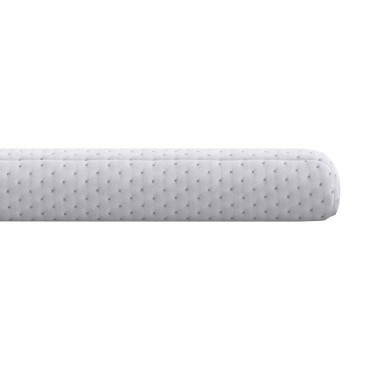 vidaXL Στρώμα επικάλυψης Λευκό 160 x 200 cm Υφασμα Jacquard