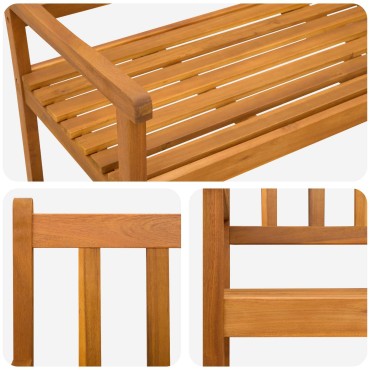 vidaXL Παγκάκι κήπου 2-Αριθμός καθισμάτων 110x55x90 εκ 1 τεμ.