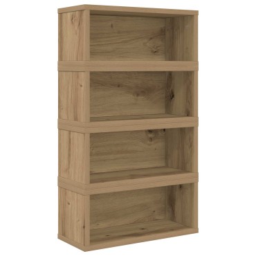 vidaXL Ράφι Αποθήκευσης CDs 4 τμχ. Artisan Δρυς 40 x 17 x 17 εκ.