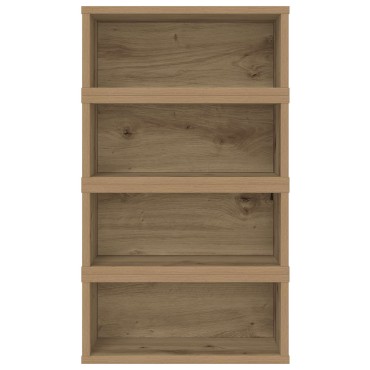 vidaXL Ράφι Αποθήκευσης CDs 4 τμχ. Artisan Δρυς 40 x 17 x 17 εκ.