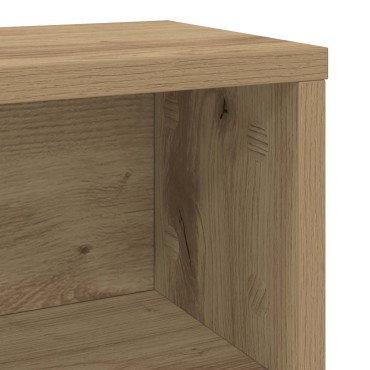 vidaXL Ράφι Αποθήκευσης CDs 4 τμχ. Artisan Δρυς 40 x 17 x 17 εκ.