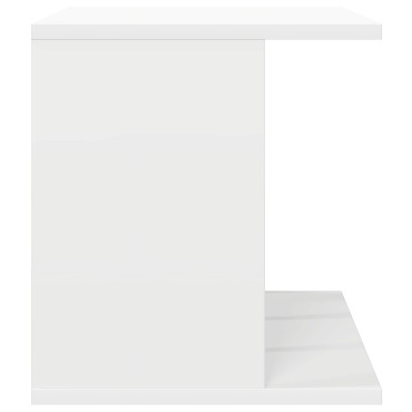 vidaXL Αποθήκευση Βινυλίου Λευκό 42x33x36cm Επεξεργασμένο Ξύλο