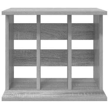 vidaXL Αποθήκευση Βινυλίου Γκρι Sonoma 42x33x36cm