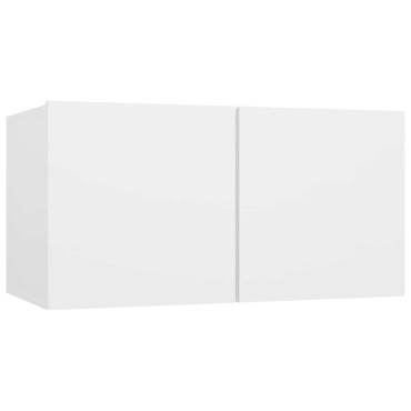 vidaXL Έπιπλο Τηλεόρασης Κρεμαστό Λευκό 60x30x30cm