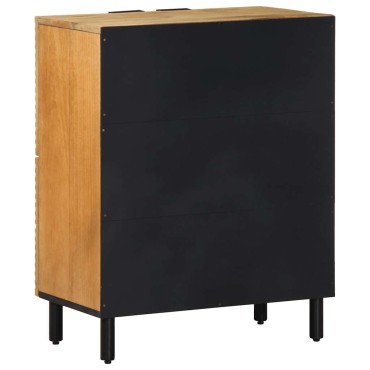 vidaXL Sideboard καφέ 60x33x75cm μασίφ ξύλο Mango
