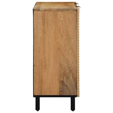 vidaXL Sideboard καφέ 90x33x75cm μασίφ ξύλο Mango