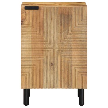 vidaXL ντουλάπι μπάνιου καφέ 38x33,5x58cm μασίφ ξύλο Mango