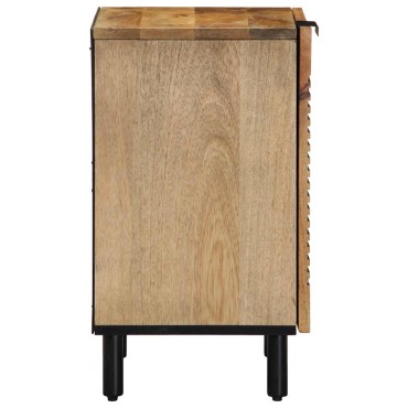 vidaXL ντουλάπι μπάνιου καφέ 38x33,5x58cm μασίφ ξύλο Mango