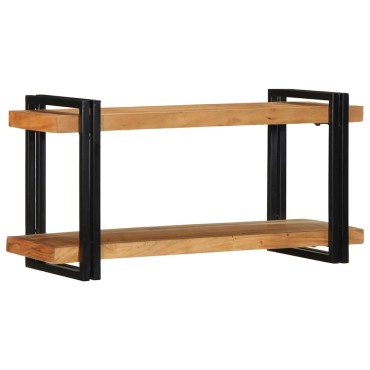 vidaXL Ράφι τοίχου 90x33x45cm μασίφ ξύλο ακακίας