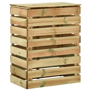 vidaXL Σχάρωμα Κήπου 2 pcs Πράσινο 110 x 58 x 113 εκ Μασίφ Ξύλο Πεύκου