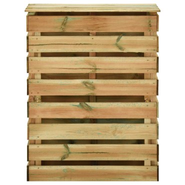 vidaXL Σχάρωμα Κήπου 3 pcs Πράσινο 110 x 58 x 113 εκ Μασίφ Ξύλο Πεύκου