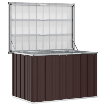 vidaXL Κουτί Αποθήκευσης Κήπου Καφέ 109x67x65cm 1 τεμ.