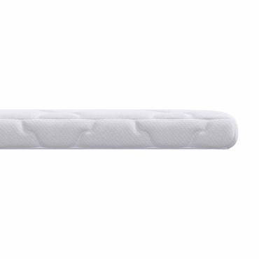 vidaXL Κουβέρτα Καρύδας Λευκό 70 x 200 cm Ζακάρ ύφασμα