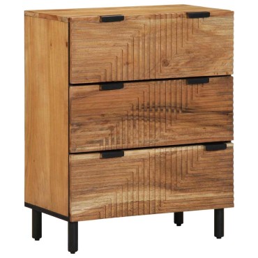 vidaXL Σετ Μπουφέδων 2 τεμ. 120x33x75cm Στερεό Ξύλο Ακακίας