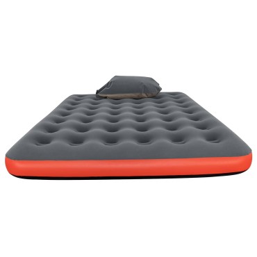Bestway Αερομάτριτσα 2 ατόμων 203 x 152 x 22 cm Γκρι και Κόκκινο