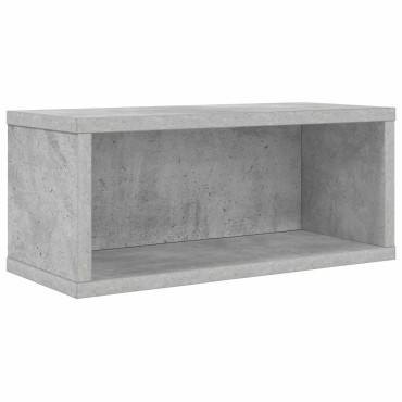 vidaXL Ράφι Αποθήκευσης CDs Γκρι Σκυροδέματος 40 x 17 x 17 εκ.