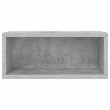 vidaXL Ράφι Αποθήκευσης CDs Γκρι Σκυροδέματος 40 x 17 x 17 εκ.
