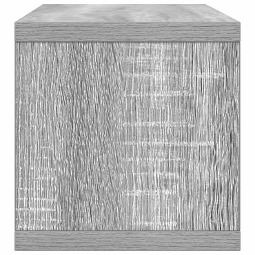vidaXL Ράφι Αποθήκευσης CDs 2 τμχ. Γκρι Sonoma 40 x 17 x 17 εκ.