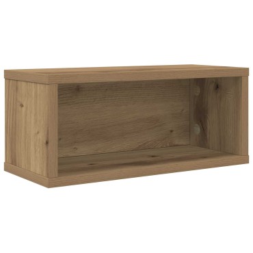 vidaXL Ράφι Αποθήκευσης CDs Artisan Δρυς 40 x 17 x 17 εκ.