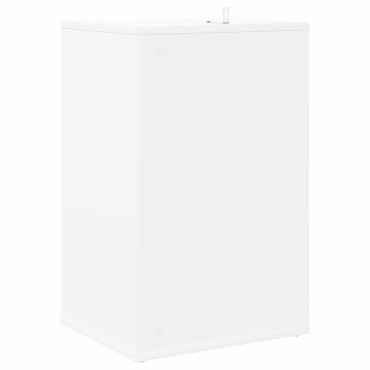 vidaXL Ντουλάπι δίσκων βινυλίου Λευκό 38x33x61 εκ 1 τεμ.