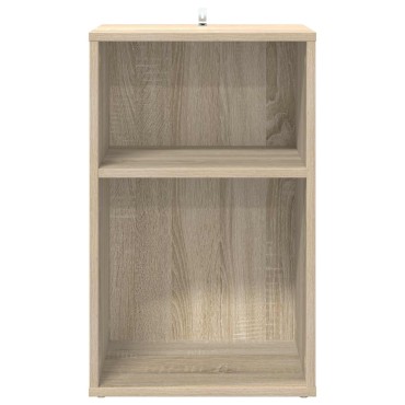 vidaXL Ντουλάπι δίσκων βινυλίου Sonoma Δρυς 38x33x61 εκ 1 τεμ.