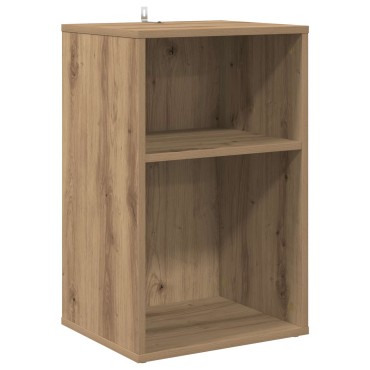 vidaXL Ντουλάπι δίσκων βινυλίου Artisan Δρυς 38x33x61 εκ 1 τεμ.