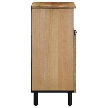 vidaXL Sideboard καφέ 60x33x75cm μασίφ ξύλο Mango