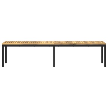 vidaXL Παγκάκι κήπου 201x35x45cm Στερεό Ξύλο Ακακίας Ορθογώνιος 1 τεμ.