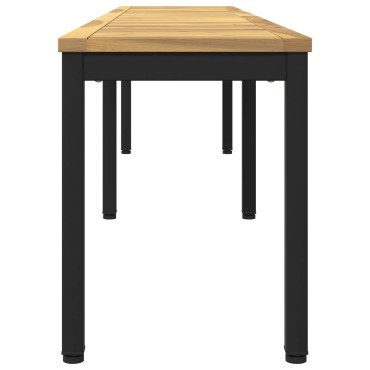 vidaXL Παγκάκι κήπου 201x35x45cm Στερεό Ξύλο Ακακίας Ορθογώνιος 1 τεμ.