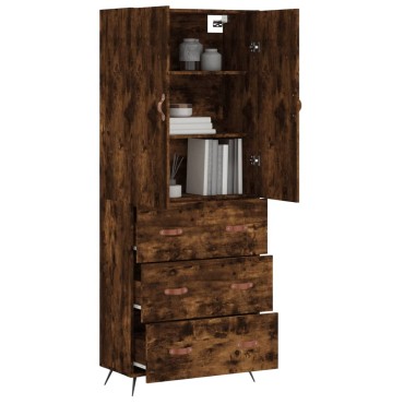 vidaXL Ντουλάπι Καπνιστή Δρυς 69,5x34x180cm από Επεξεργασμένο Ξύλο 1 τεμ.