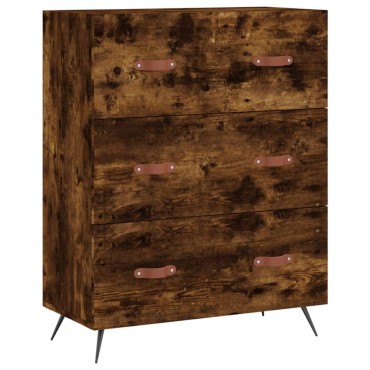 vidaXL Ντουλάπι Καπνιστή Δρυς 69,5x34x180cm από Επεξεργασμένο Ξύλο 1 τεμ.