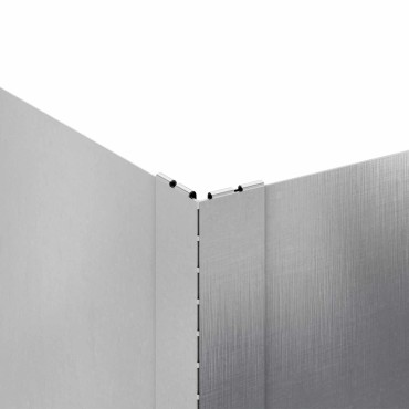 vidaXL Περίγραμμα γκαζόν 4 τμχ. 60 x 60 x 20 εκ Ατσάλι Ασημί