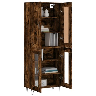 vidaXL Ντουλάπι Καπνιστή Δρυς 69,5x34x180cm από Επεξεργασμένο Ξύλο 1 τεμ.