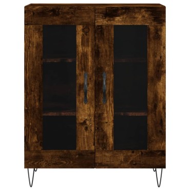 vidaXL Ντουλάπι Καπνιστή Δρυς 69,5x34x180cm από Επεξεργασμένο Ξύλο 1 τεμ.