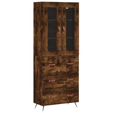 vidaXL Ντουλάπι Καπνιστή Δρυς 69,5x34x180cm από Επεξεργασμένο Ξύλο 1 τεμ.