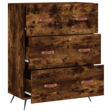 vidaXL Συρταριέρα Καπνιστή Δρυς 69,5x34x90cm από Επεξεργ. Ξύλο 1 τεμ.