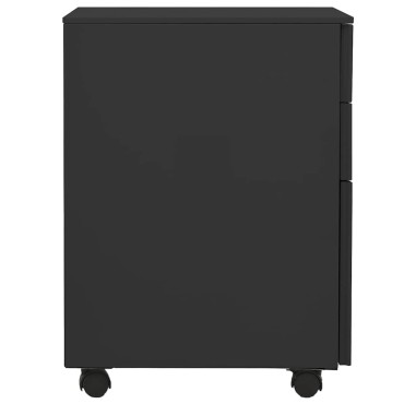 vidaXL Αρχειοθήκη Φορητή Ανθρακί 39x45x60cm Ατσάλινη 1 τεμ.