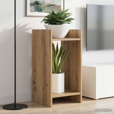 vidaXL Βάση φυτών Artisan Δρυς 30 x 30 x 60 cm Επεξεργασμένο Ξύλο